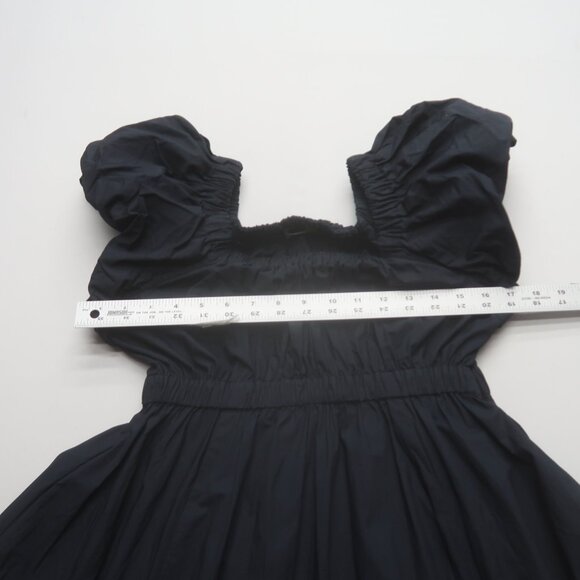 Ulla Johnson Nanette Midi Dress in Noir Black Size 4 - Picture 10 of 11